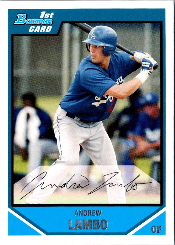 2007 Bowman Draft Picks & Prospects Chrome Andrew Lambo #BDPP28