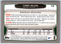 2014 Bowman Tommy Milone #118
