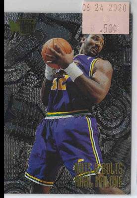 1995 Fleer Metal Universe Harl Malone #214