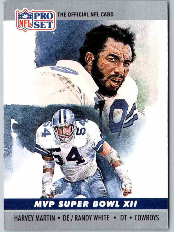 1990 Proset Harvey Martin  #12