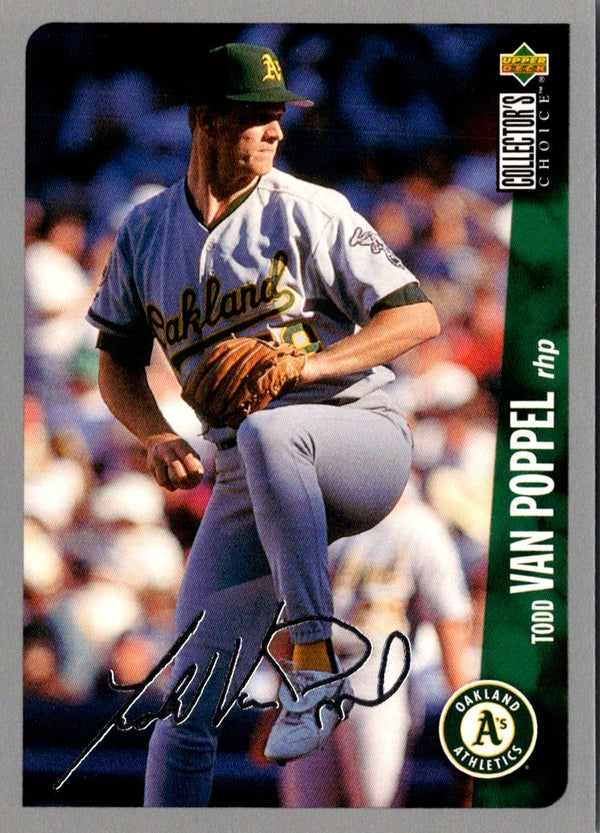 1996 Collector's Choice Silver Signature Todd Van Poppel #643