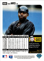 1996 Collector's Choice Silver Signature Charlie Hayes #680