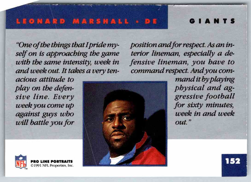 1991 ProLine Leonard Marshall