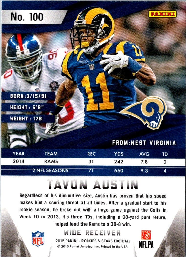 2015 Panini Rookies & Stars Tavon Austin