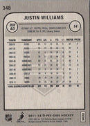 2011 O-Pee-Chee Justin Williams