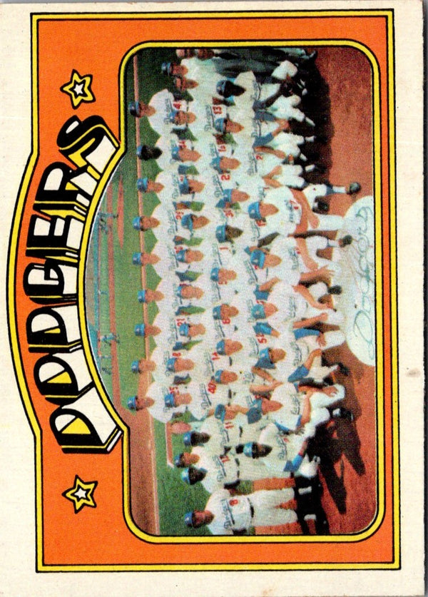 1972 Topps Los Angeles Dodgers Team #522