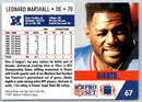 1990 Proset Leonard Marshall