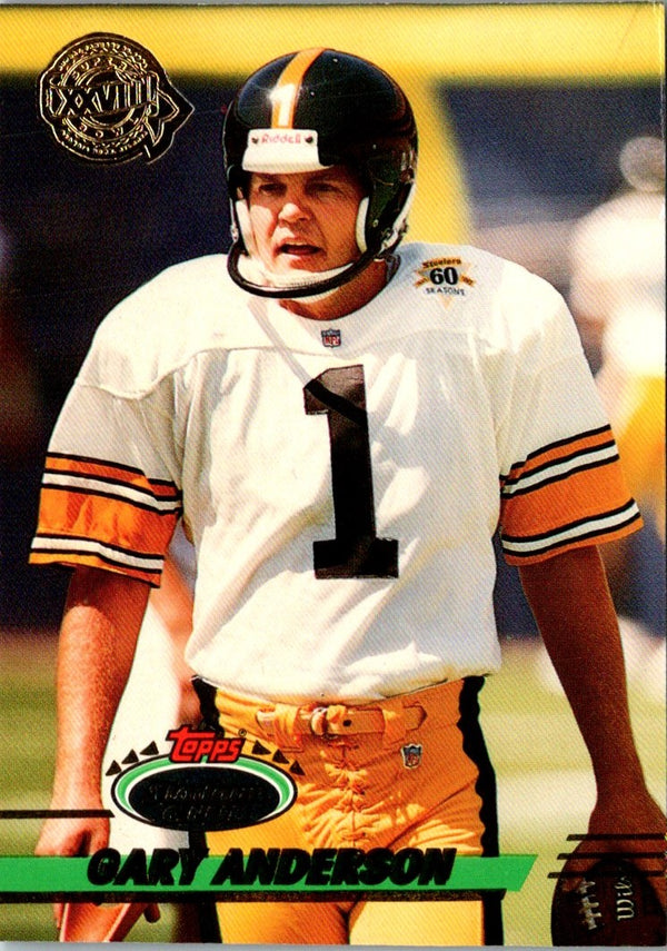 1993 Stadium Club Super Teams Bowl Gary Anderson #195