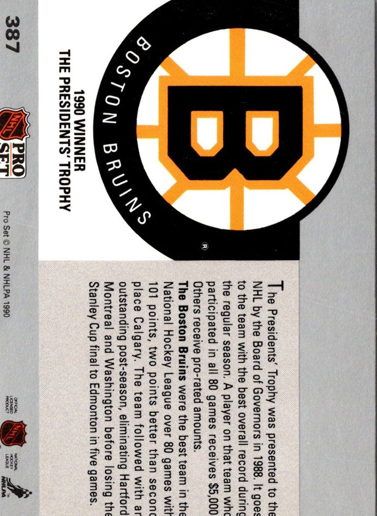 1990 Pro Set Presidents' Trophy