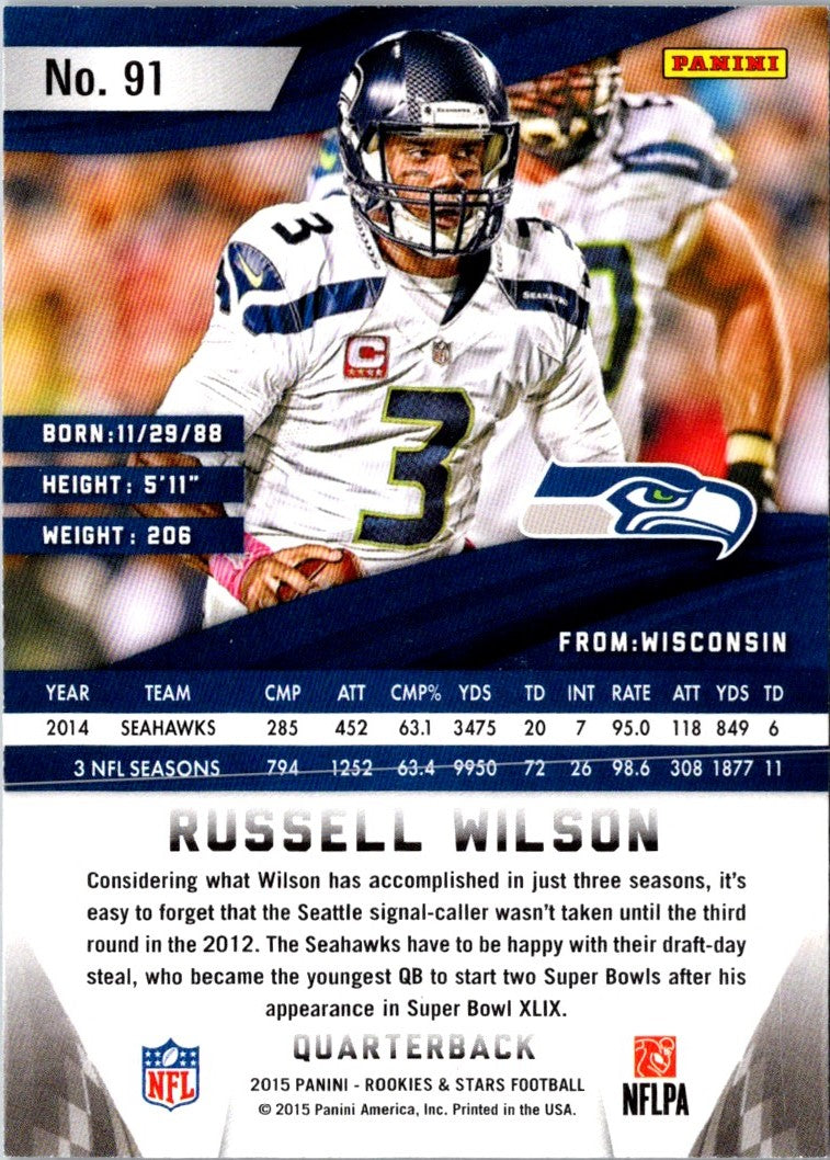 2015 Panini Rookies & Stars Russell Wilson