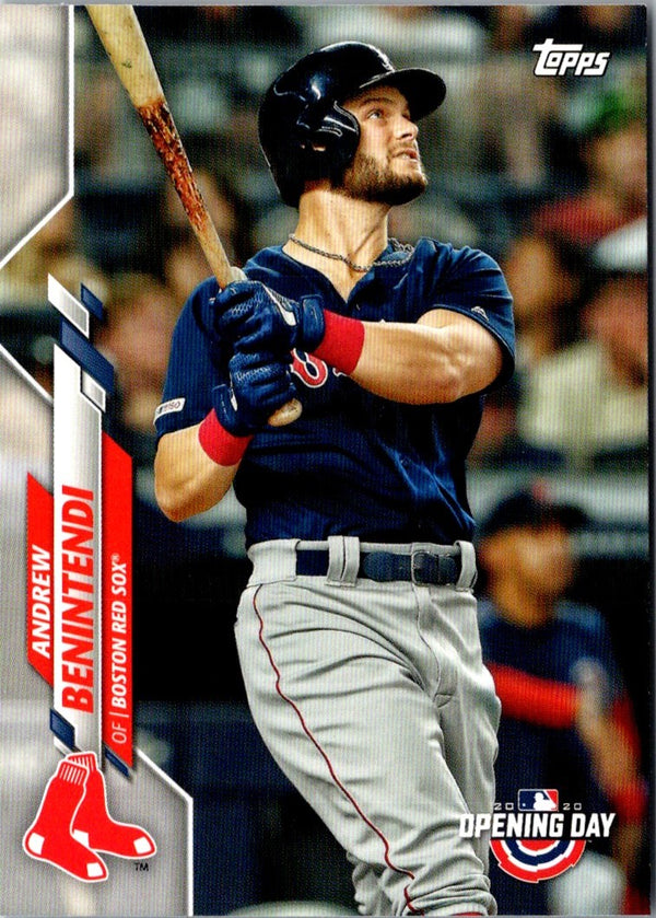 2020 Topps Boston Red Sox Andrew Benintendi #BOS-3