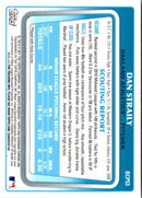 2011 Bowman Chrome Prospects Dan Straily