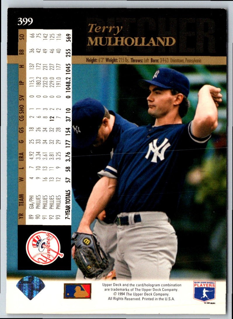 1994 Upper Deck Terry Mulholland