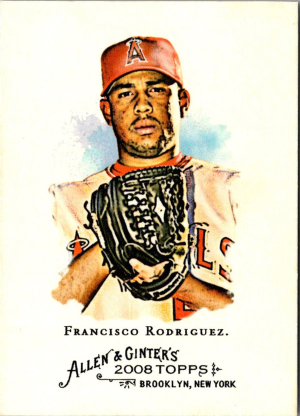 2008 Topps Allen & Ginter Francisco Rodriguez #259