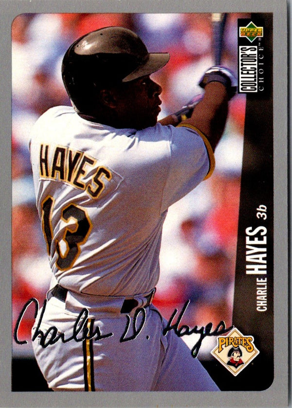 1996 Collector's Choice Silver Signature Charlie Hayes #680