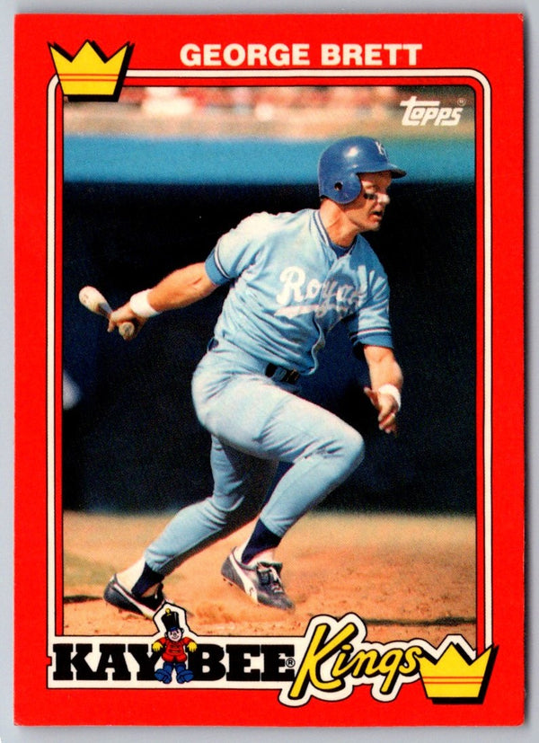 1990 Topps Kay-Bee Kings of Baseball George Brett #4