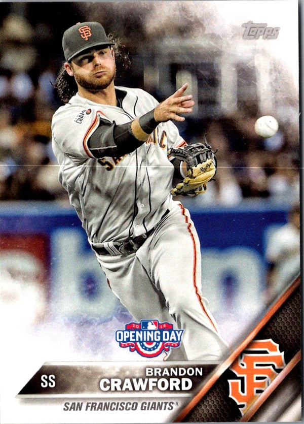 2016 Topps Opening Day Brandon Crawford #OD-15