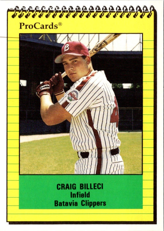 1991 ProCards Craig Billeci #3488