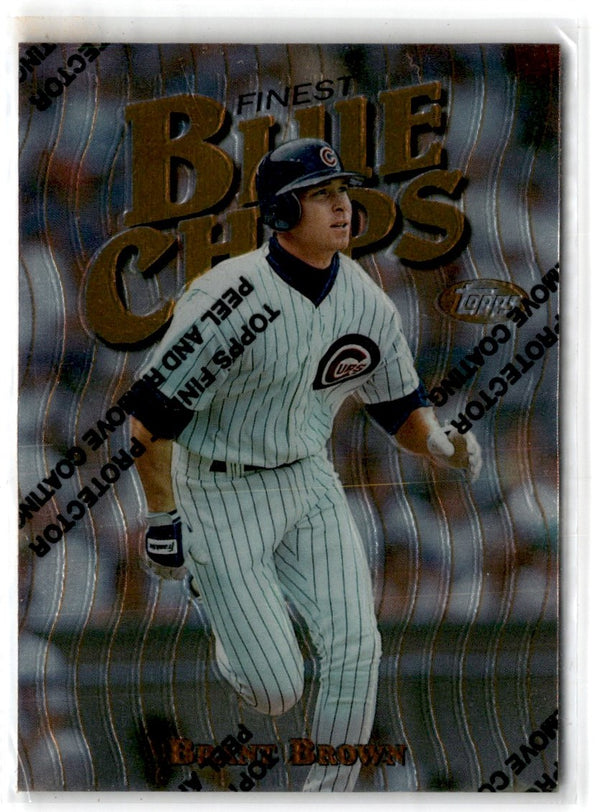 1997 Finest Brant Brown #188