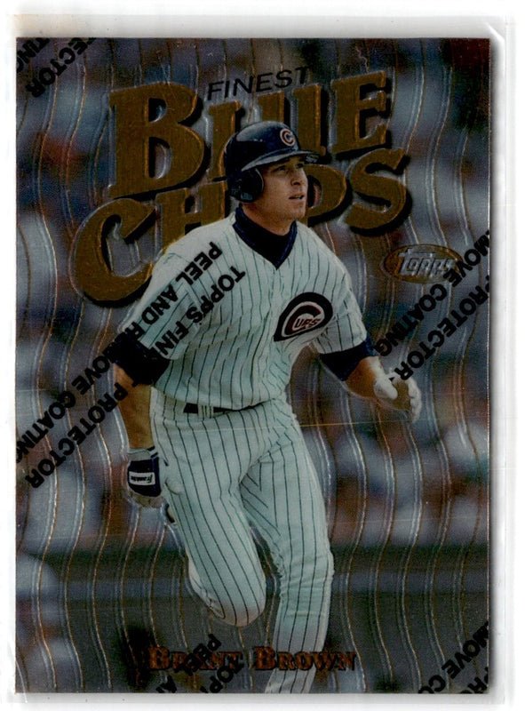 1997 Finest Brant Brown #188