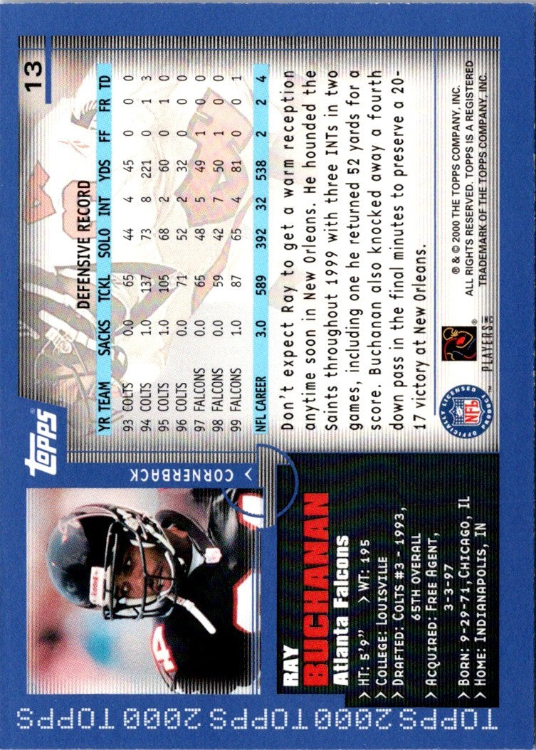 2000 Topps Ray Buchanan
