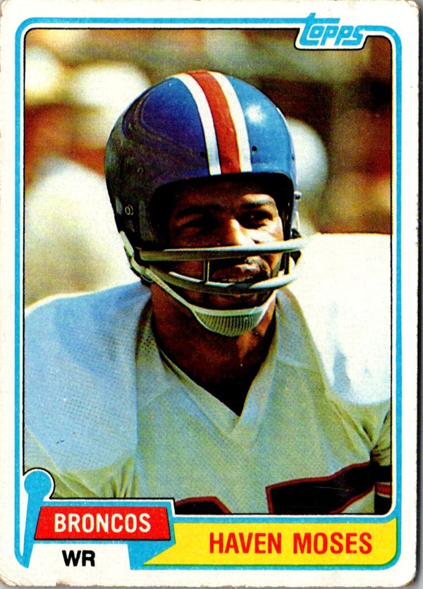 1981 Topps Haven Moses #187
