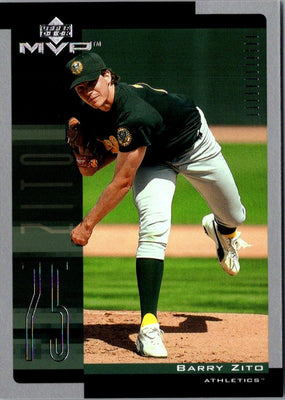 2001 Upper Deck MVP Barry Zito #14