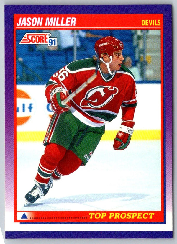 1991 Score American Jason Miller #312