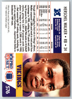 1991 Pro Set Herschel Walker #576