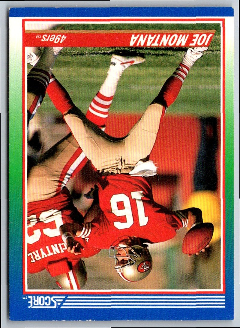 1990 Score Joe Montana