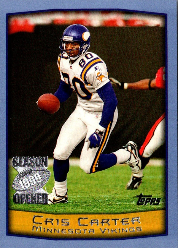 1999 Topps Season Opener Cris Carter #51