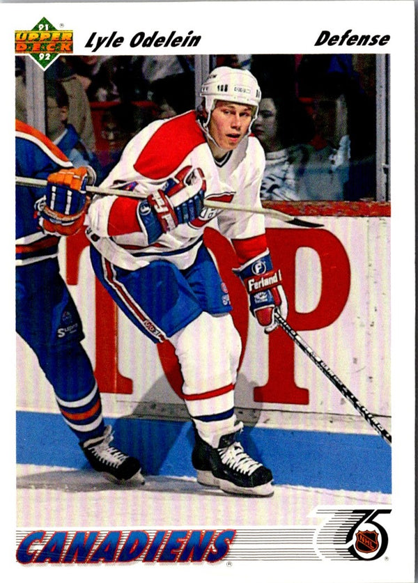 1991 Upper Deck Lyle Odelein #482