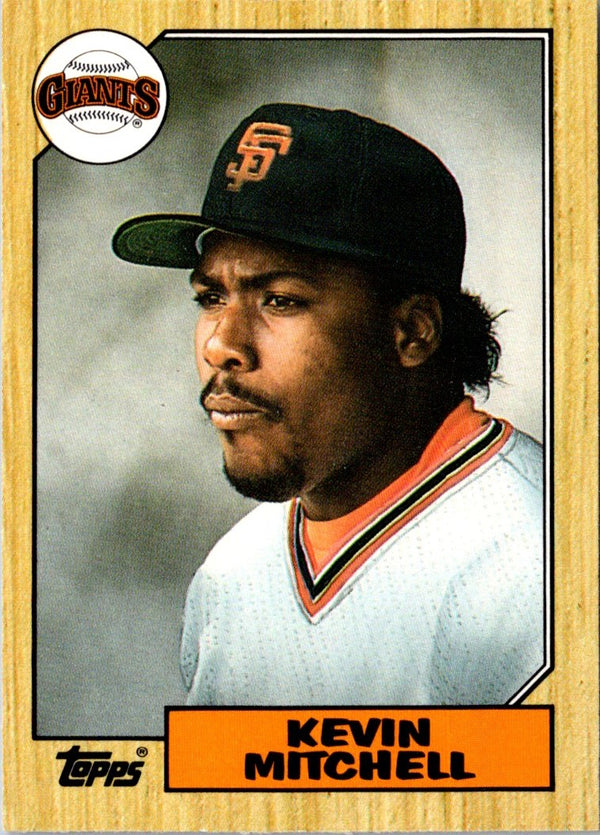 1987 Topps Traded Kevin Mitchell #81T