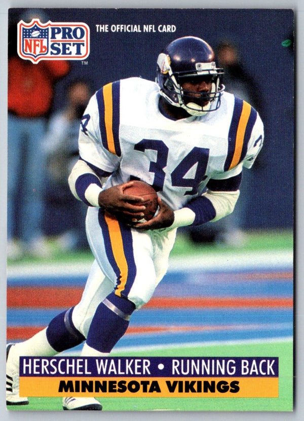 1991 Pro Set Herschel Walker #576