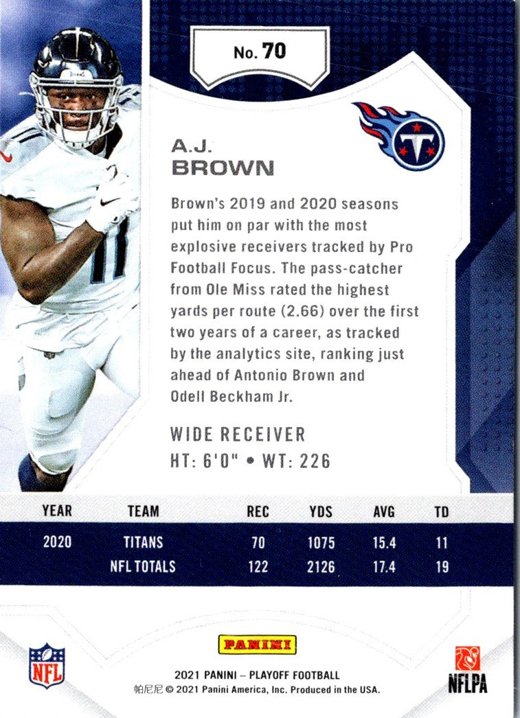 2021 Panini Playoff A.J. Brown