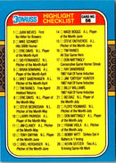 1987 Donruss Highlights Checklist 1-56