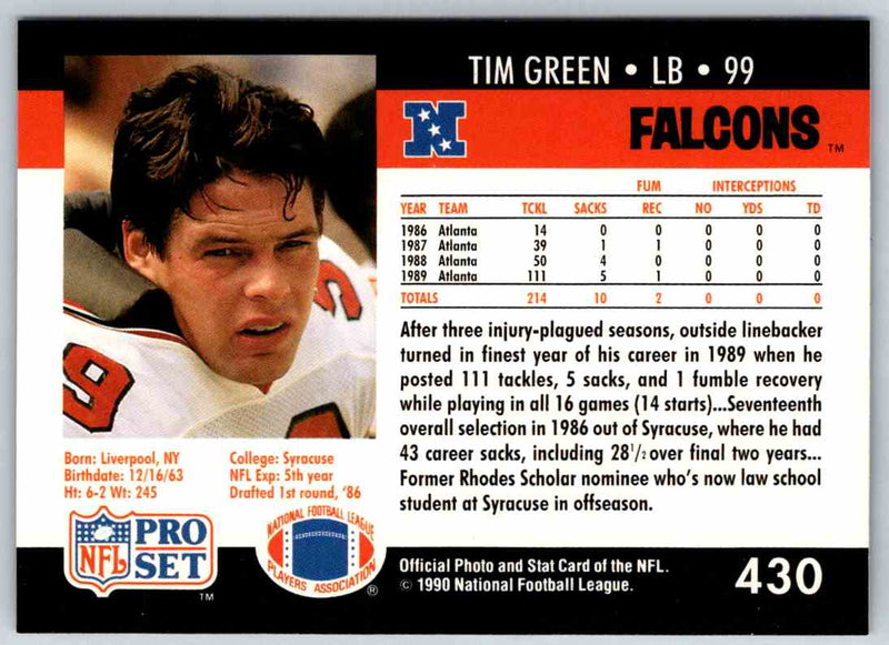 1992 Proset Tim Green