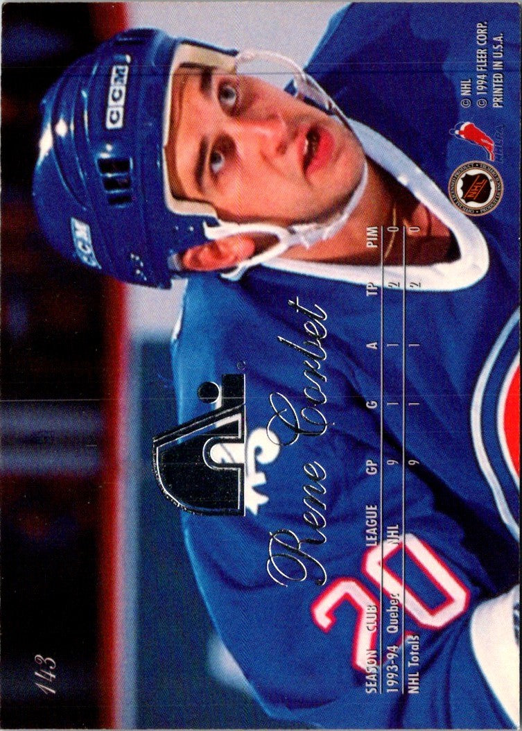 1994 Flair Rene Corbet