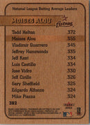 2001 Fleer Tradition Moises Alou