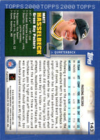 2000 Topps Matt Hasselbeck #143