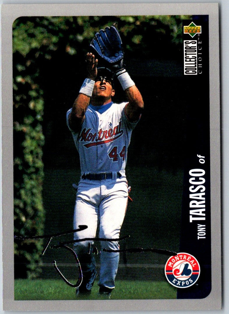 1996 Collector's Choice Silver Signature Tony Tarasco