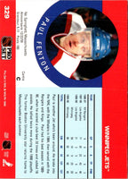 1990 Pro Set Paul Fenton #329