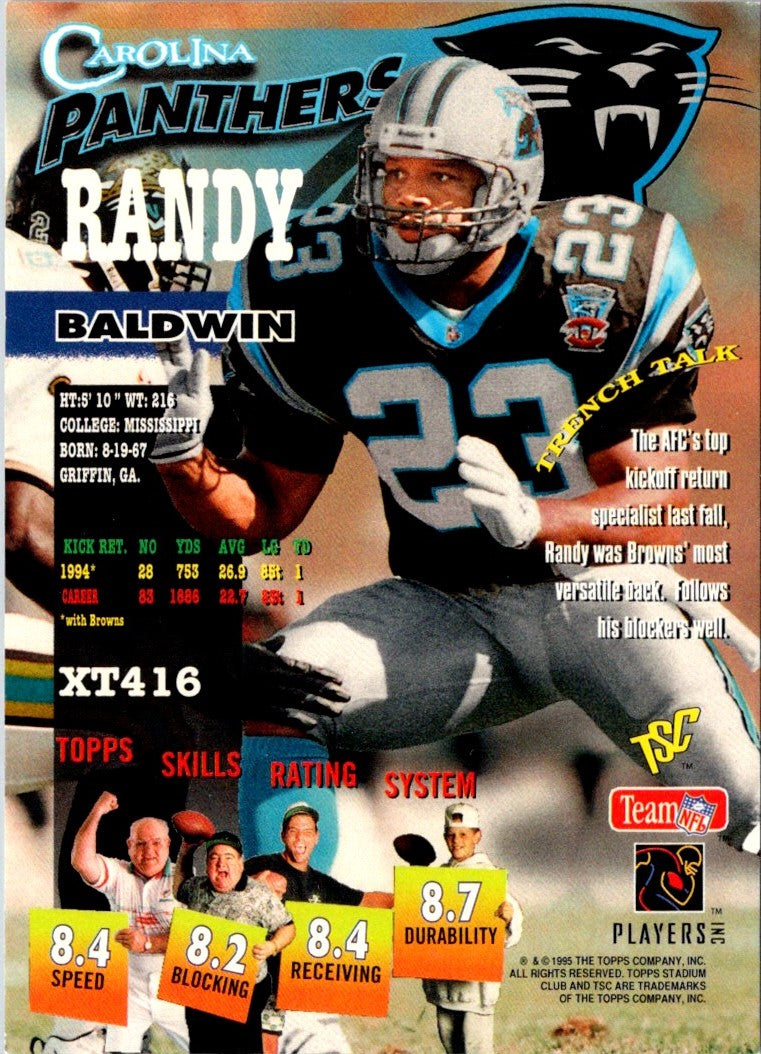 1995 Stadium Club Randy Baldwin