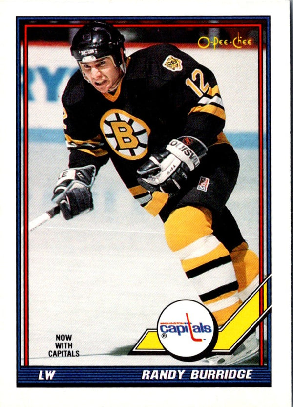 1991 O-Pee-Chee Randy Burridge #358