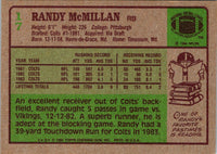 1984 Topps Randy McMillan #17 VG