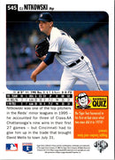 1996 Collector's Choice Silver Signature C.J. Nitkowski