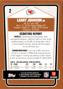 2007 Topps Draft Picks & Prospects Larry Johnson