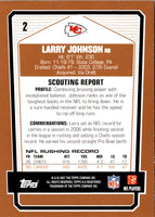 2007 Topps Draft Picks & Prospects Larry Johnson #2
