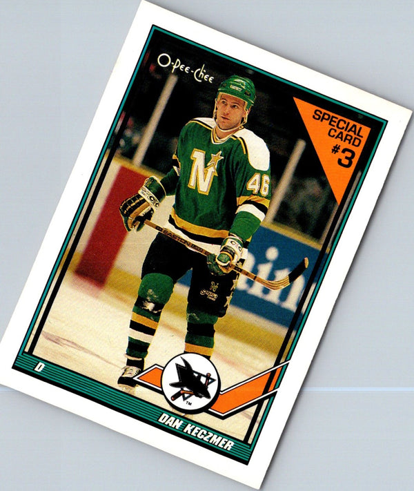 1991 O-Pee-Chee Central Red Army Dan Keczmer #3S