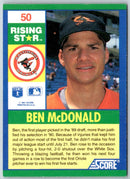 1991 Score 100 Rising Stars Ben McDonald